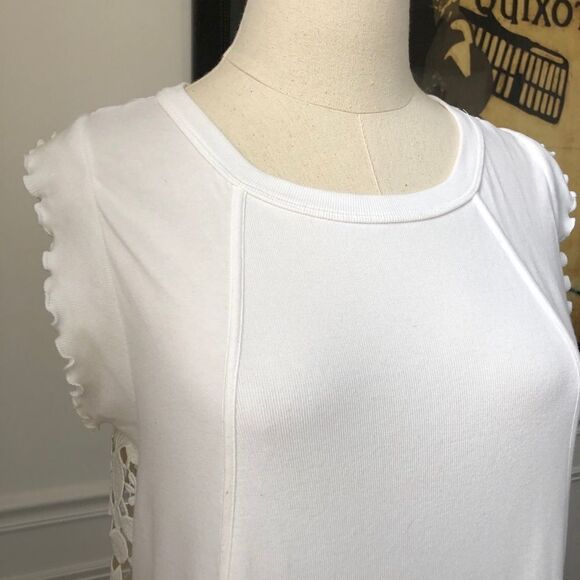 Sandro Paris Helium Lace Back Top 2 M - Picture 3 of 13